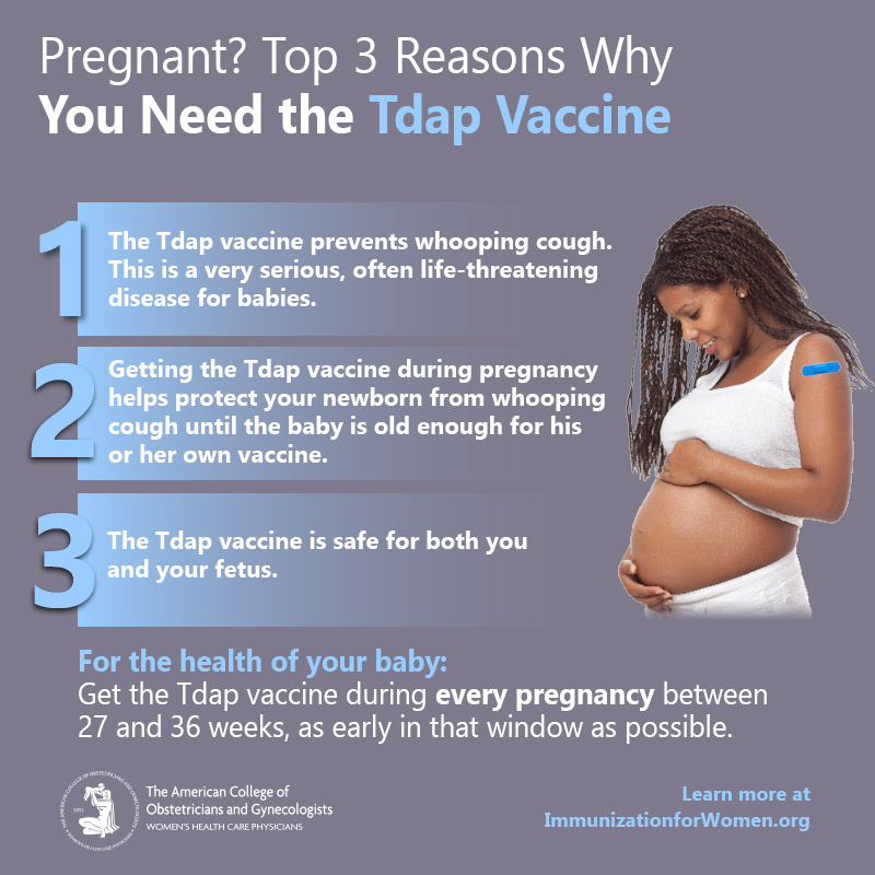 Top 3 reasons why women need the Whooping cough vaccine with image of pregnant woman