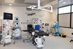 One of two spacious operating rooms in VPFW's Surgery Center