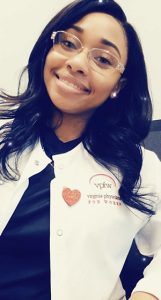 VPFW provider medical assistant nurse in white coat smiling