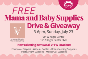 FREE Mama and Baby Supplies Drive & Giveaway 3-6pm uly 23